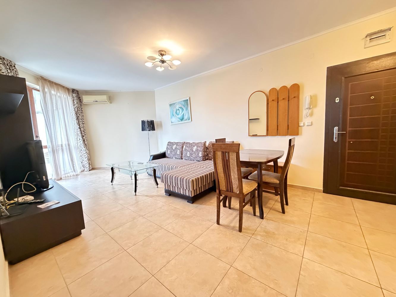 Apartment with two bedrooms and pool view in Nessebar – space, comfort and excellent location just 300 meters from the sea