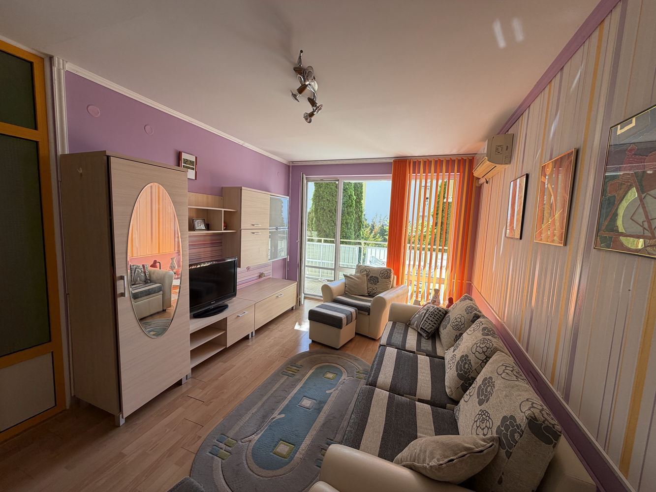 One-Bedroom Apartment with a Spacious Terrace and Sea View in Sveti Vlas – 300 Metres from the Beach