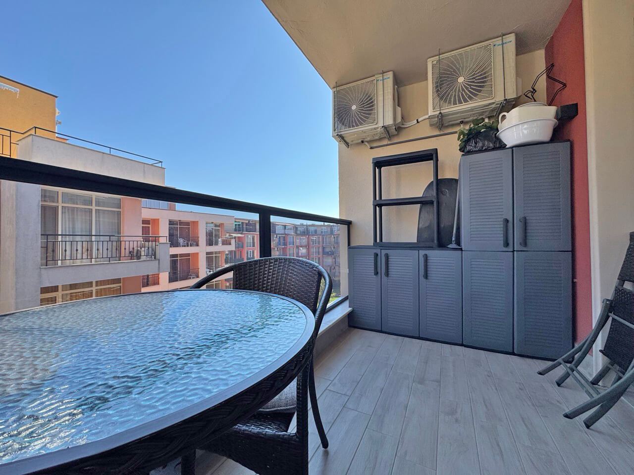 Modern fully furnished one-bedroom apartment in Sunny Beach – style and amenities all year round