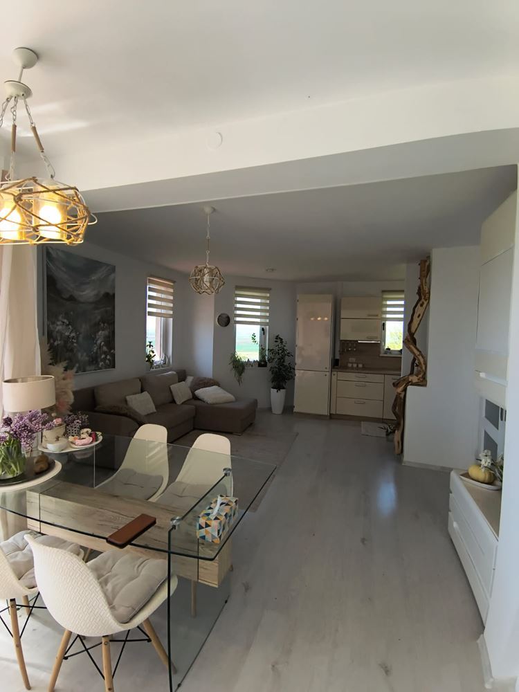 Renovated one-bedroom apartment with panoramic view in a modern complex near Sunny Beach