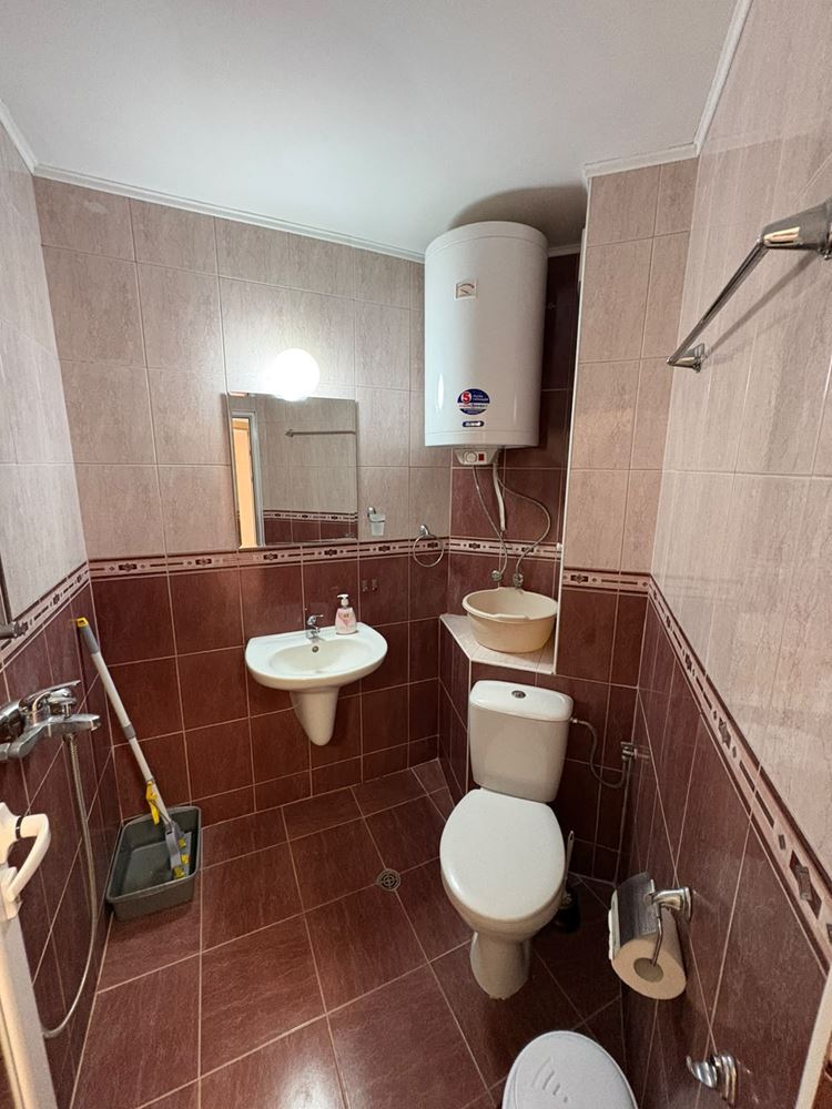 Furnished South-Facing Studio 400 Metres from the Sea in Pomorie