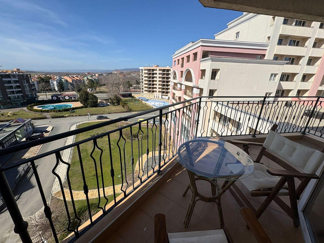 Spacious One-Bedroom Apartment on the First Line with Impressive Amenities in Sunny Beach