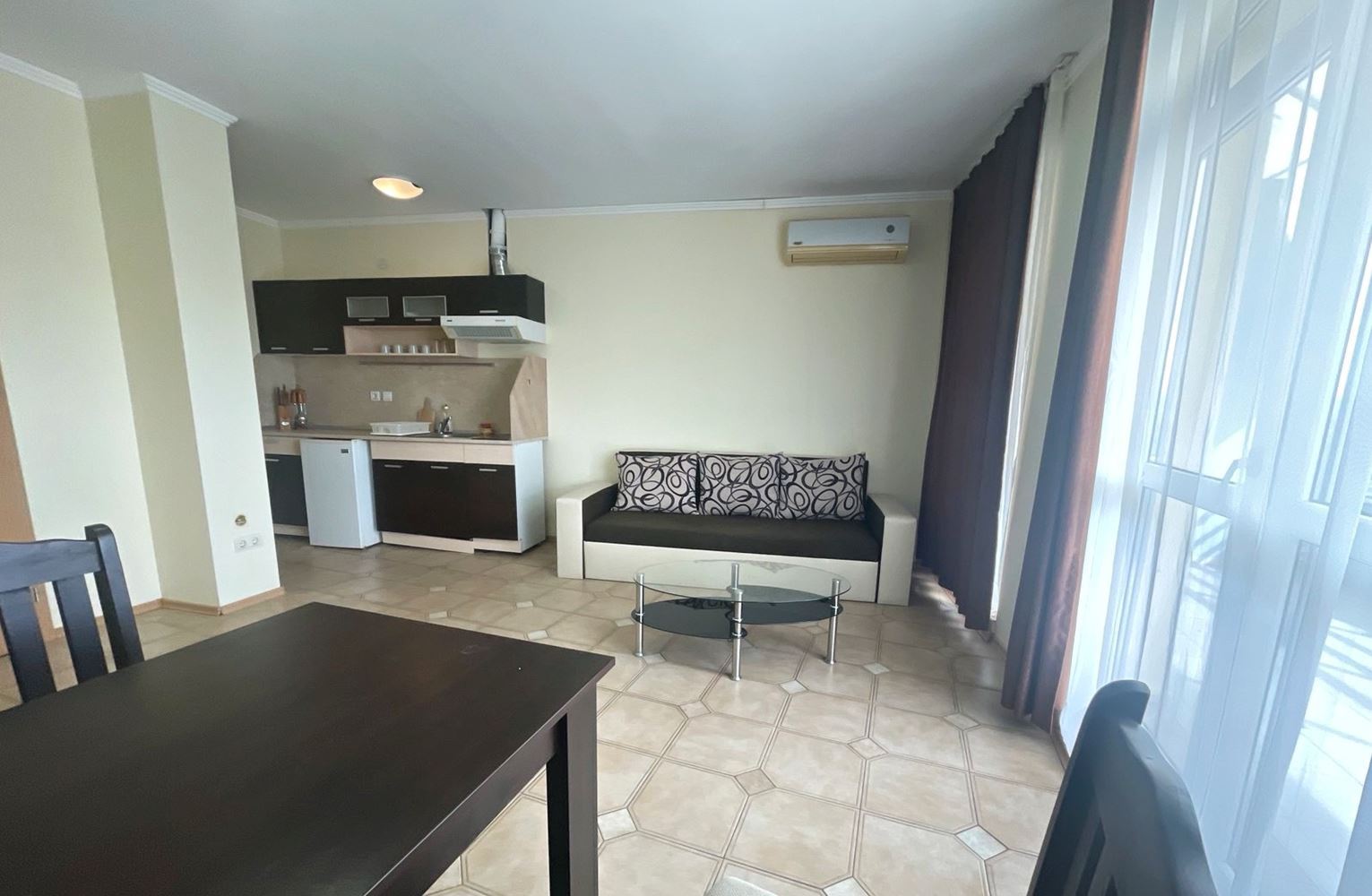 Spacious One-Bedroom Apartment with Pool View in Sunny Beach