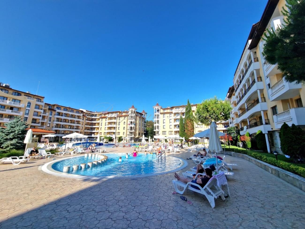 Apartment with one bedroom and panoramic view in Sunny Beach