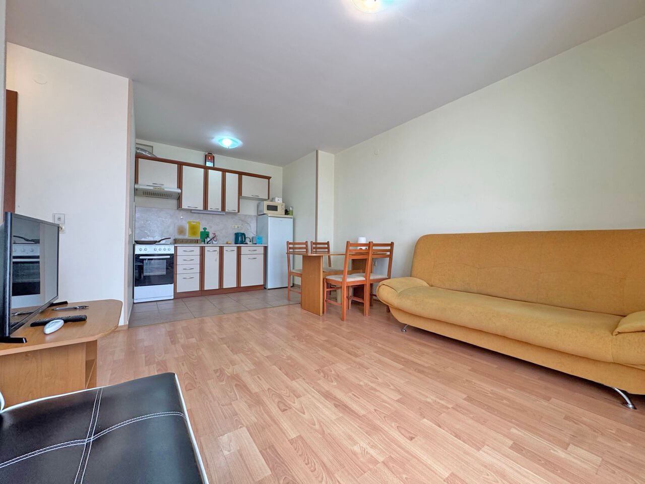 Spacious One-Bedroom Apartment with Pool View in Sunny Beach