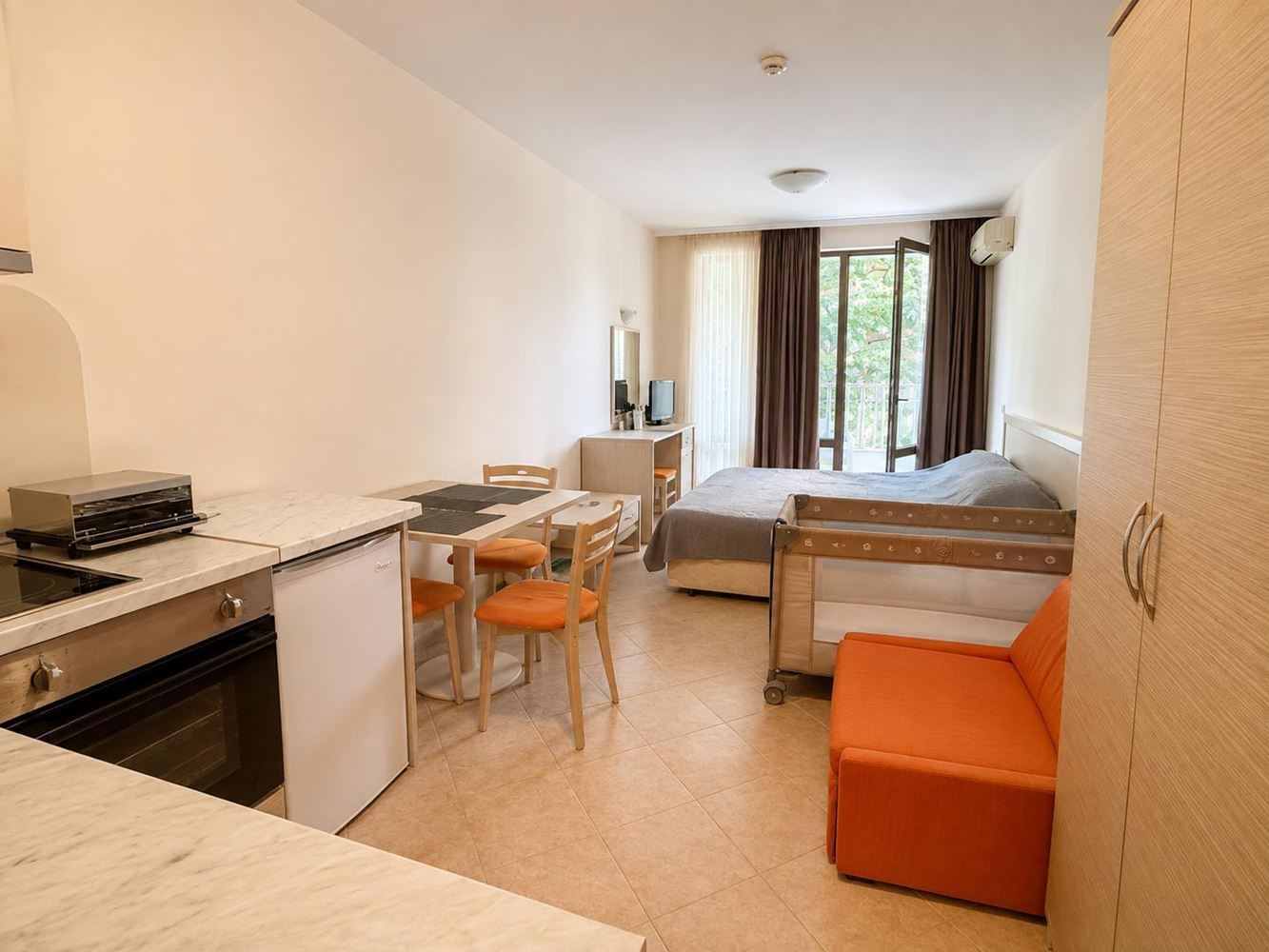 Furnished Studio with Excellent Amenities in Sunny Beach – Ready Property for Holidays and Investment