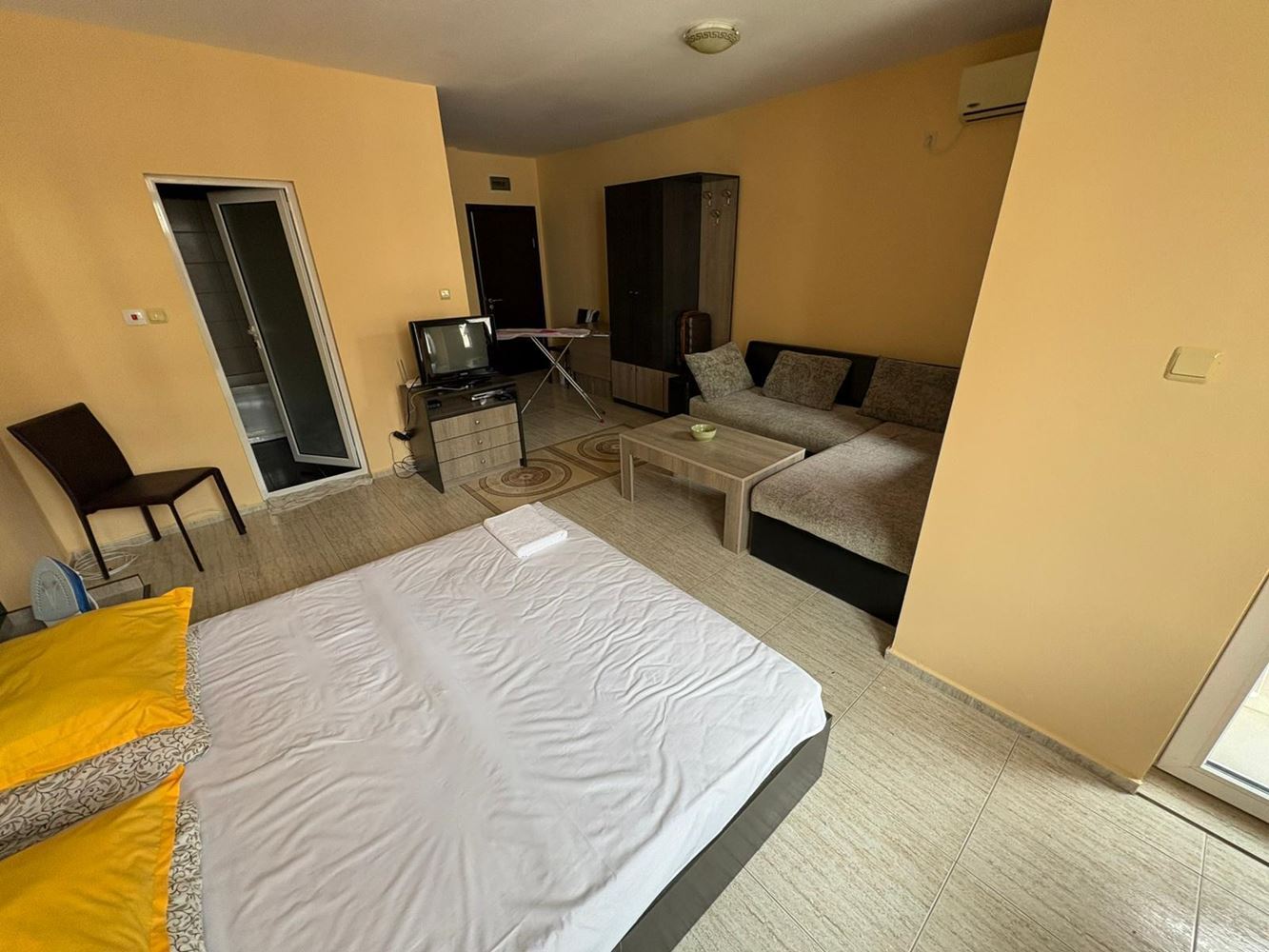 Spacious studio in Sunny Beach – southern part, excellent location near Cacao Beach