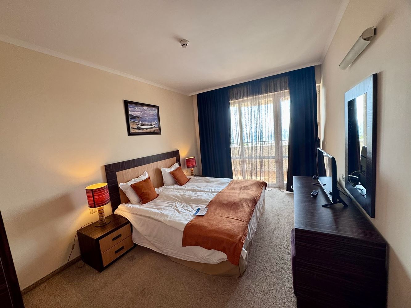 One-Bedroom Apartment on the First Line with Panoramic Sea View in Sunny Beach