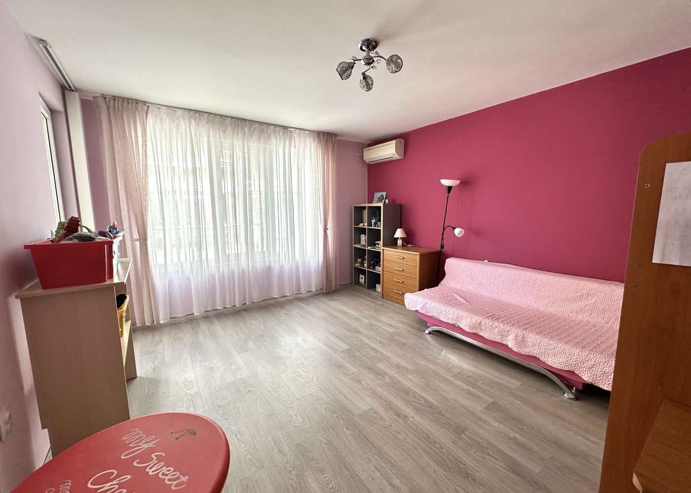 One-Bedroom Apartment 100 m from the Beach in Pomorie – Comfort, Convenience, and Sea View