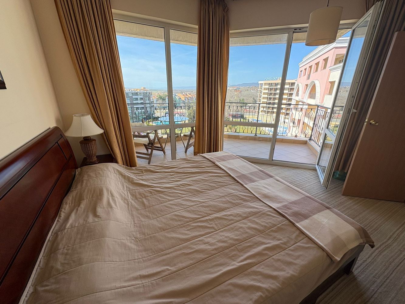 Spacious One-Bedroom Apartment on the First Line with Impressive Amenities in Sunny Beach