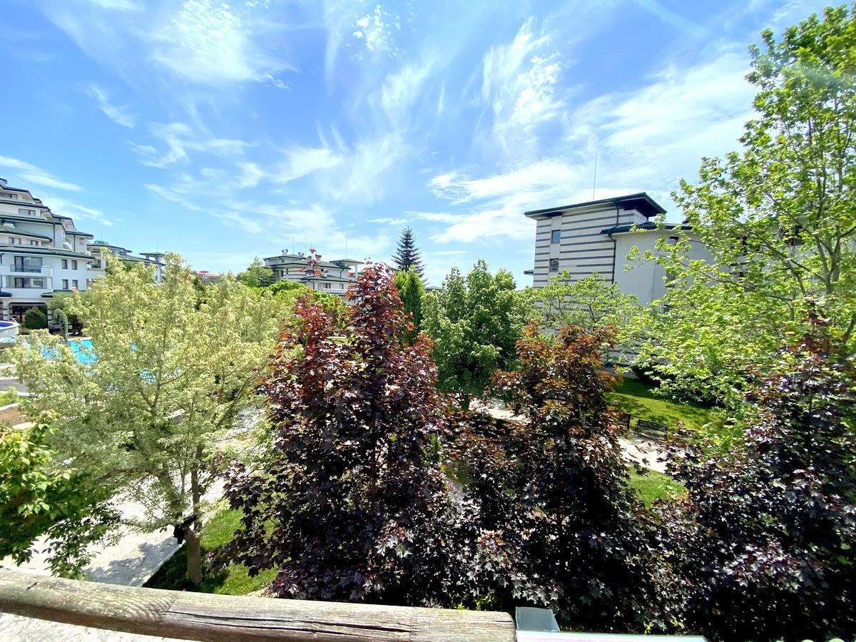 One-bedroom apartment on the first sea line in Ravda – luxury, nature, and impressive pool view