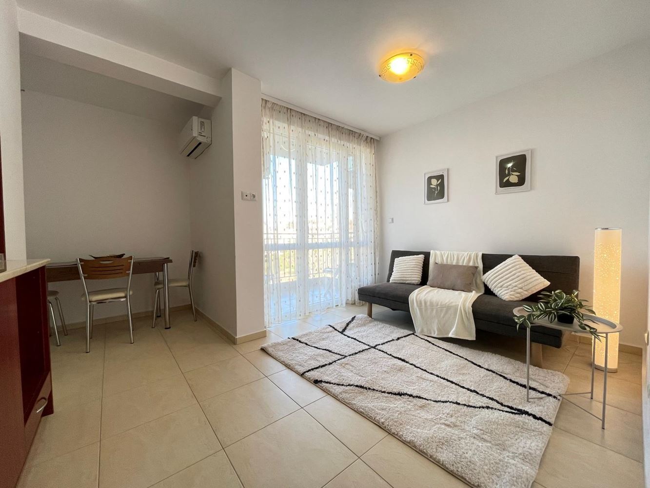 Stylish furnished studio in a year-round complex in Sunny Beach, 400 meters from the beach