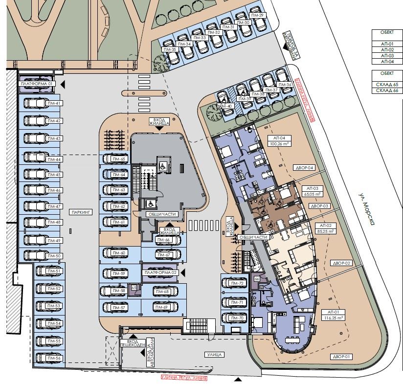 One-bedroom apartment with private garden in Nessebar – unique location next to the Sea Garden and the South Beach