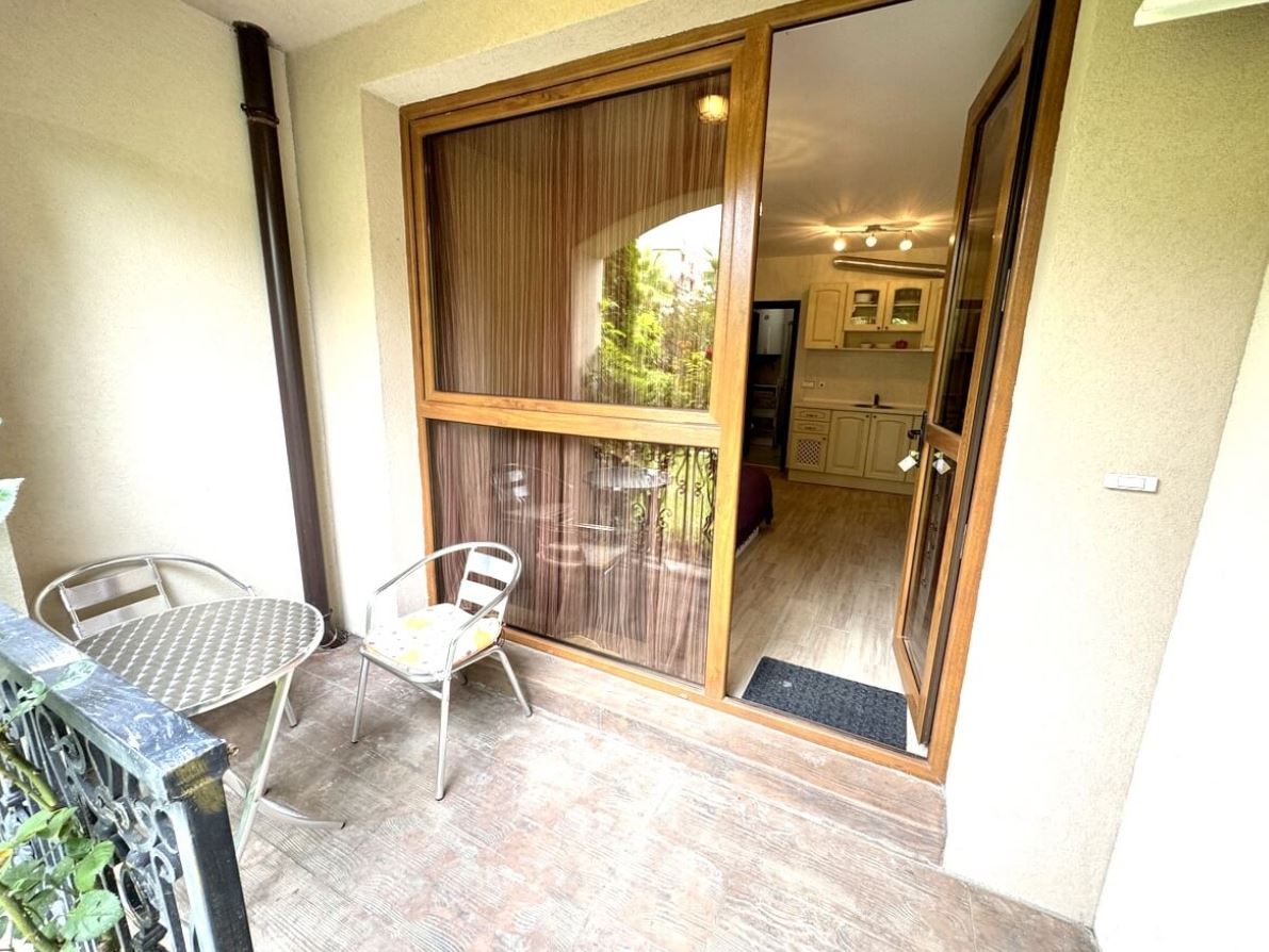 Stylish Studio with Direct Access to the Courtyard in a Luxury Complex in Sunny Beach