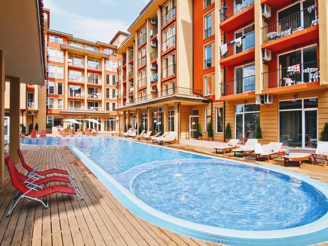 Fully furnished one-bedroom apartment after renovation in Sunny Beach