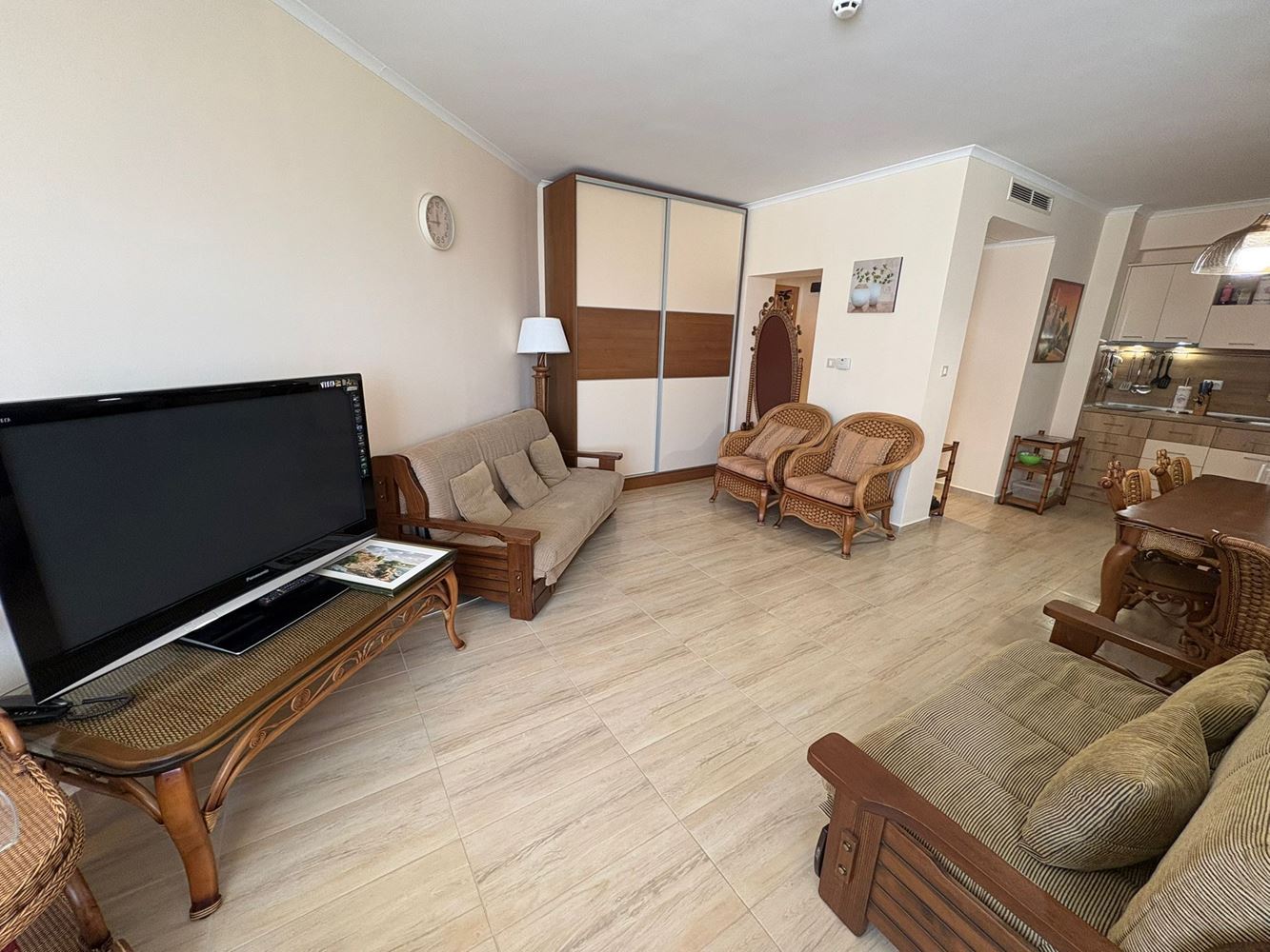 Spacious One-Bedroom Apartment on the First Line with Impressive Amenities in Sunny Beach