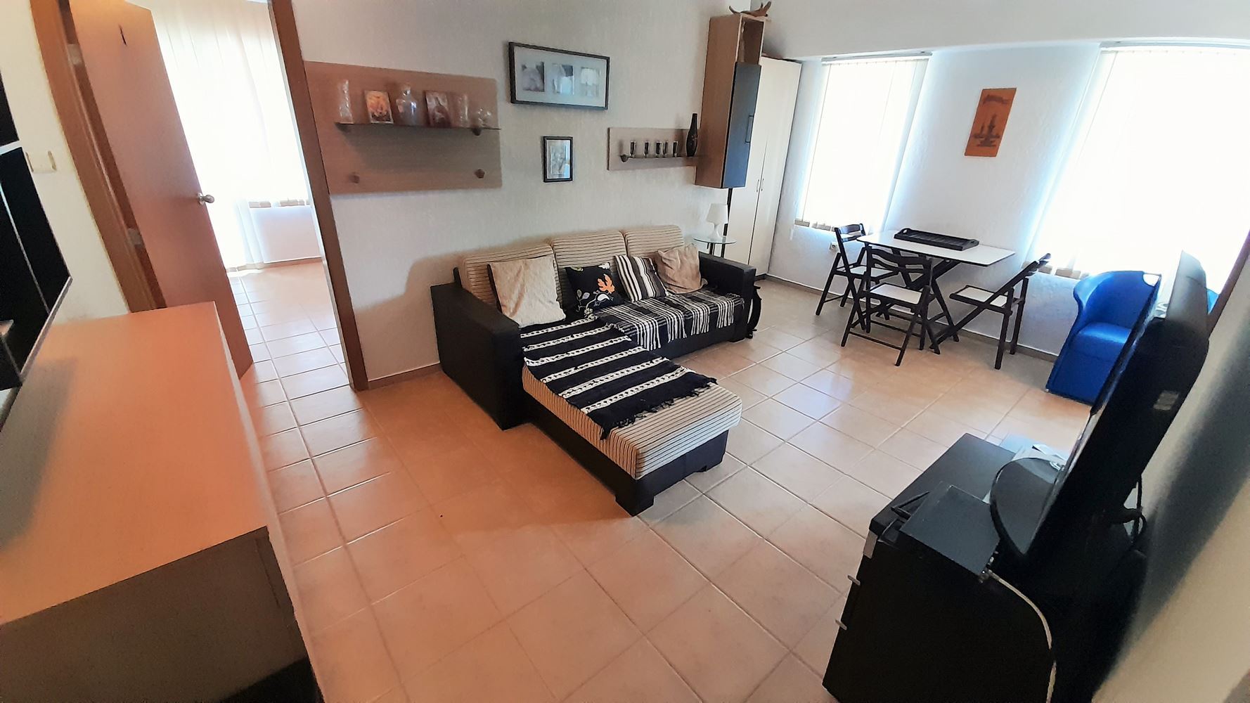 Cozy One-Bedroom Apartment with Spacious Terraces and a Low Maintenance Fee in Sunny Beach