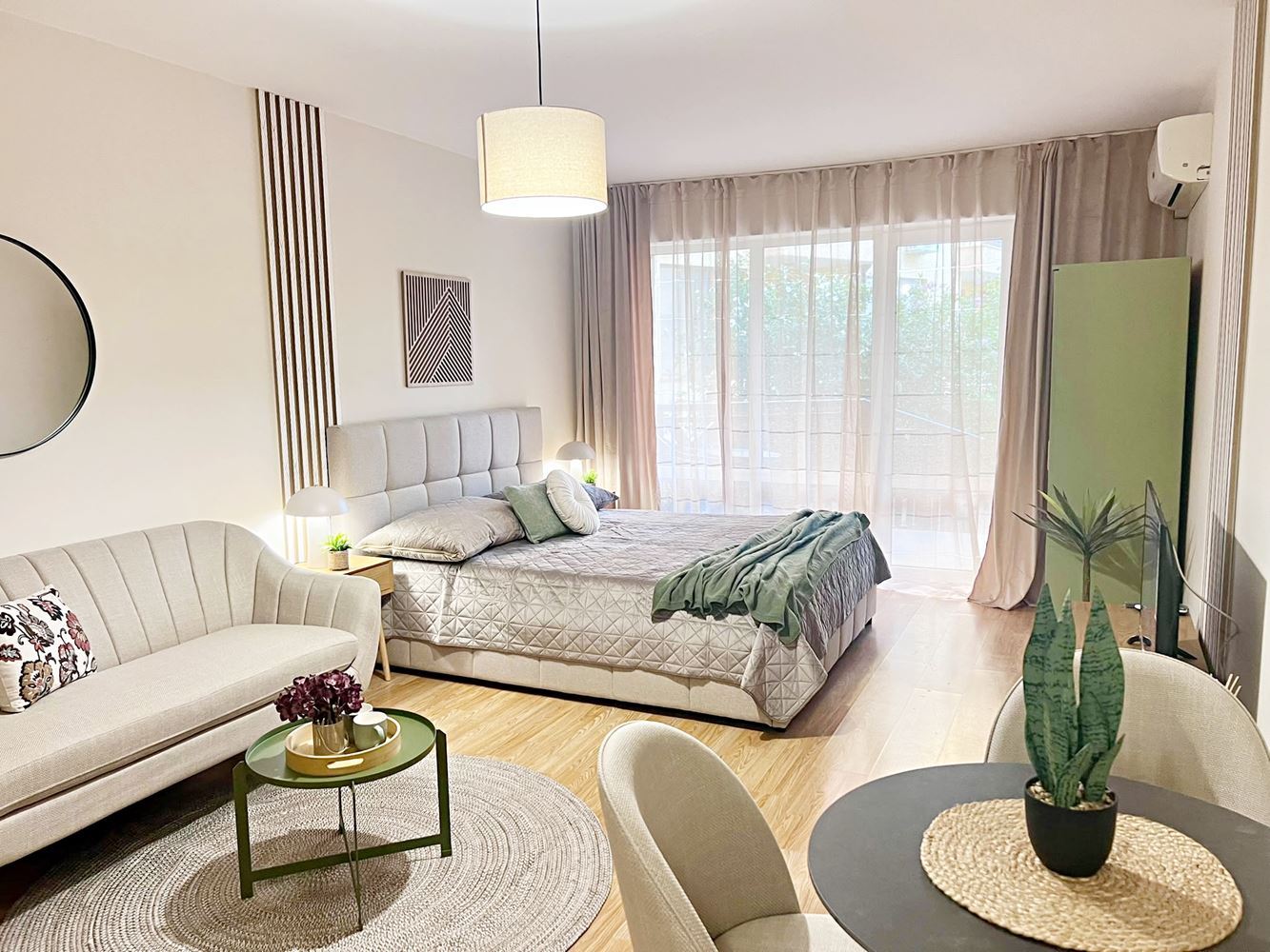 Studio with designer renovation in Sveti Vlas – only 200 m from the sea