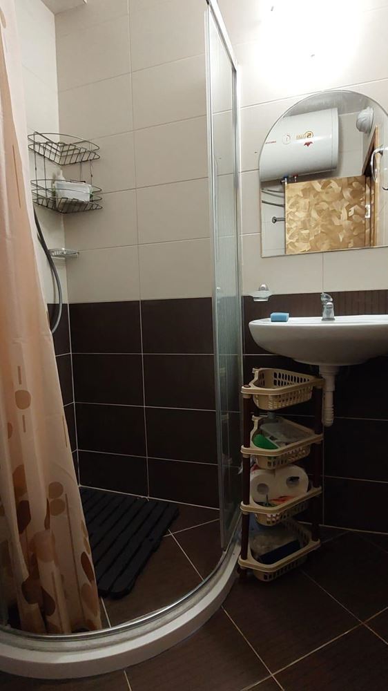 Furnished studio in the Old Town of Pomorie – 100 m from the sea, with a large glazed balcony and excellent location