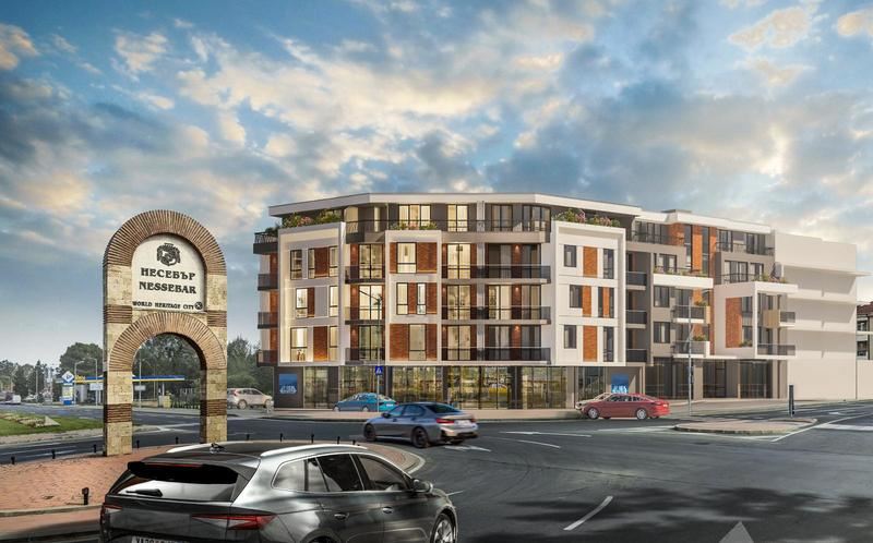 One-bedroom apartment in the Cherno More 1 district, Nessebar – no maintenance fee