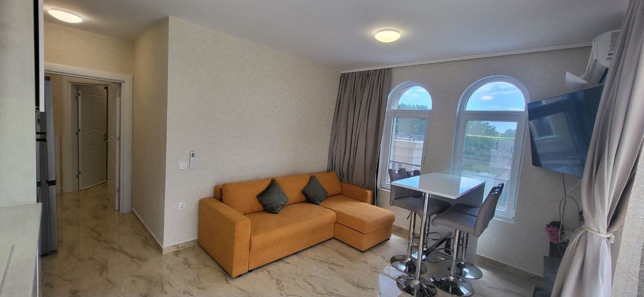 Three-room Apartment with a Large Panoramic Terrace in a Stylish Complex in Sunny Beach