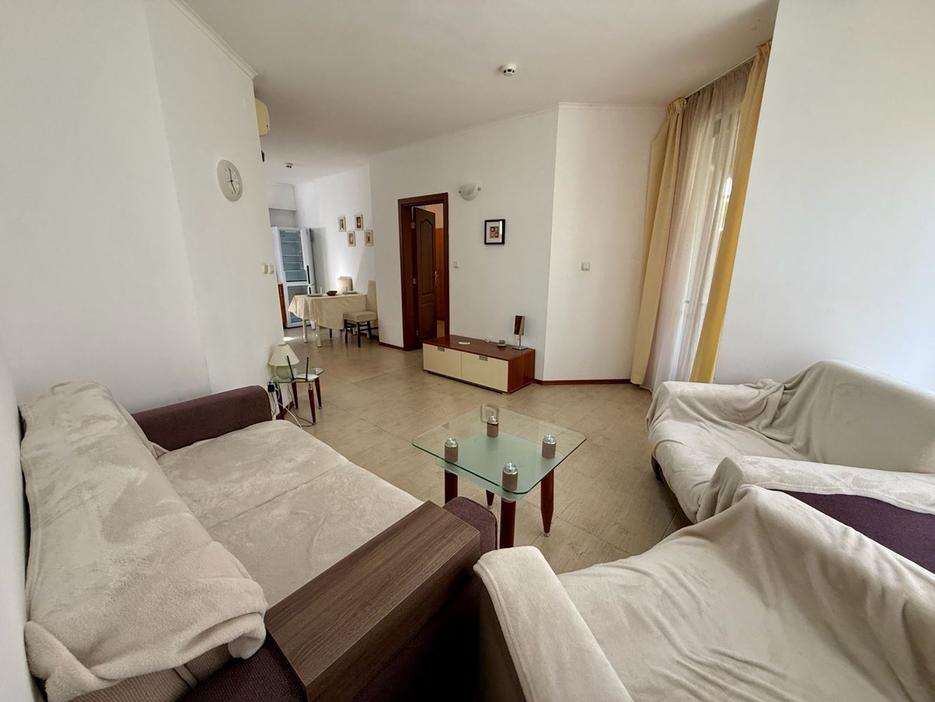 Cozy One-Bedroom Apartment with a Garden and Excellent Amenities in the Sunny Beach Area