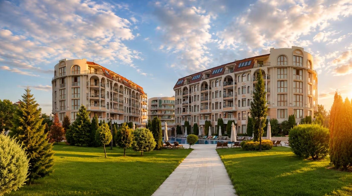 First line to Butamyata Beach! Furnished one-bedroom apartment with partial sea view in Sinemorets