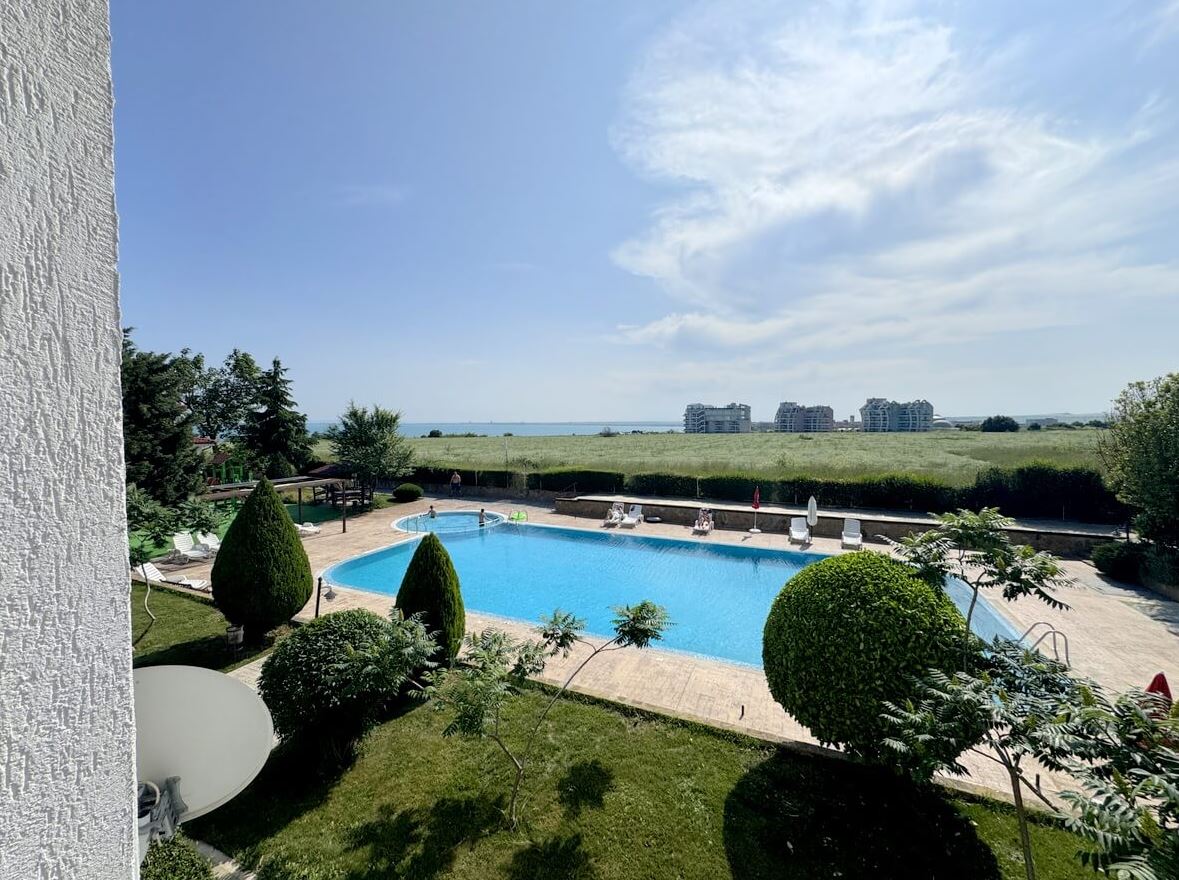 One-Bedroom Apartment with Sea View in a Gated Complex in Ravda – 200 m from the Sea