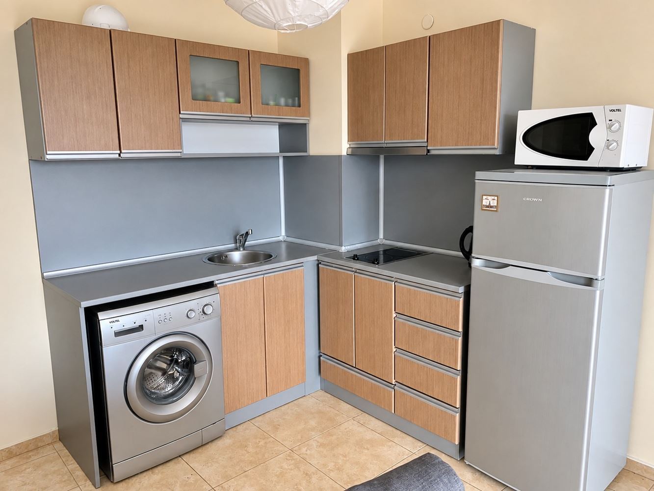 Spacious apartment with two bedrooms and views of nature in Nessebar