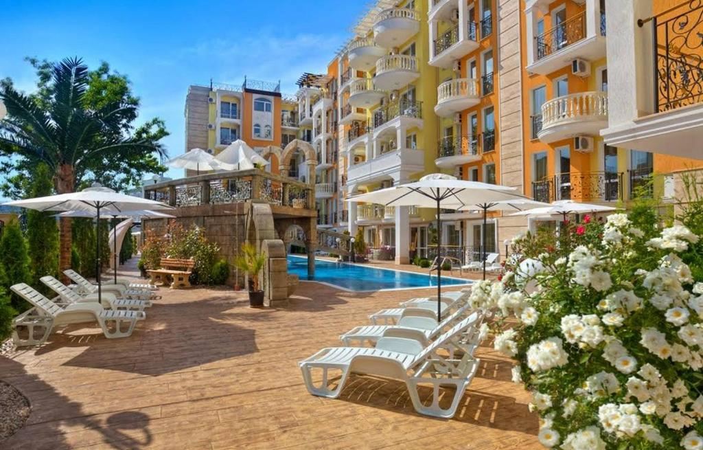 Sunny Beach - Fully Furnished Apartment with Two Balconies and Impressive SPA Infrastructure