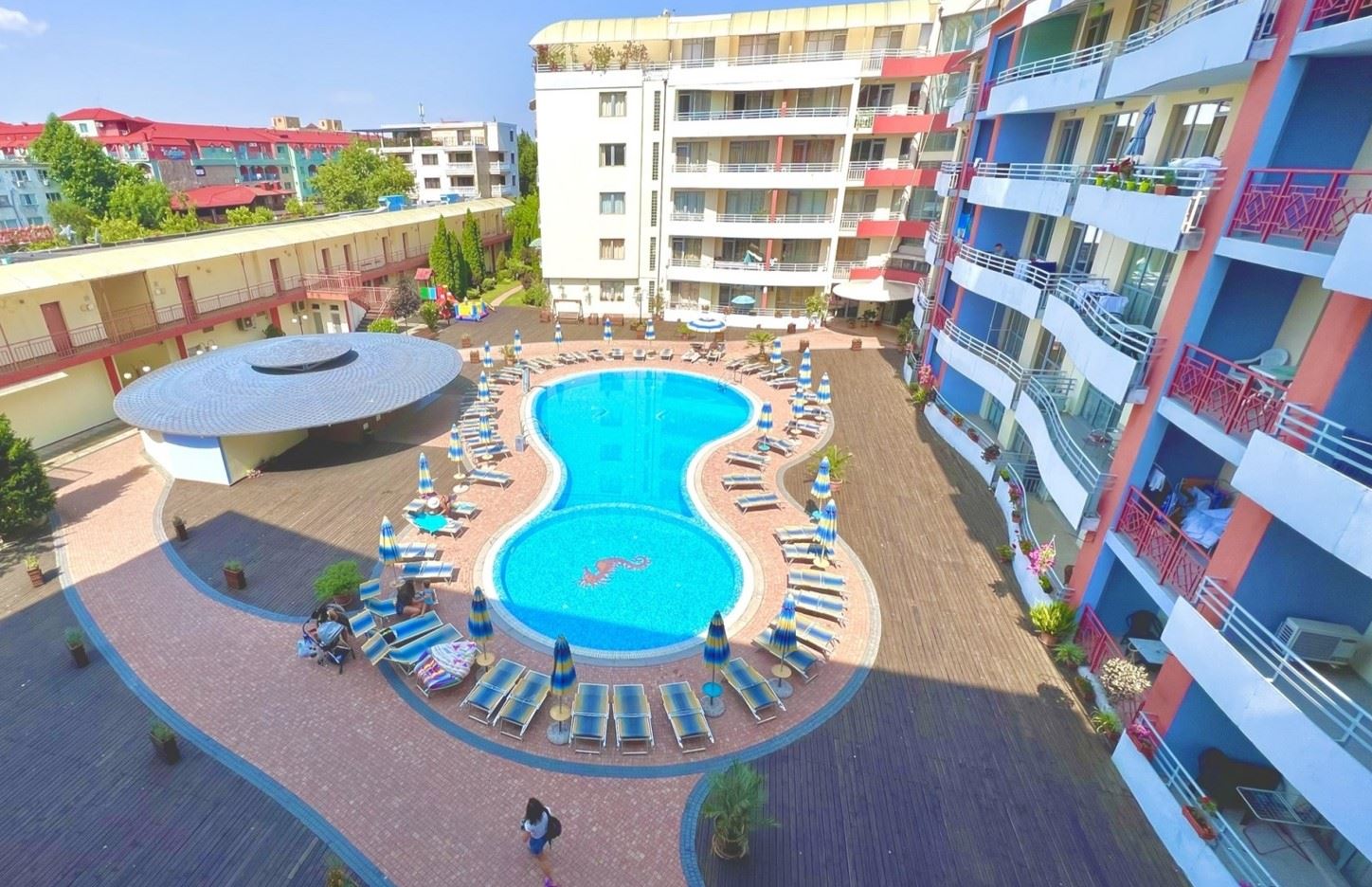 Spacious One-Bedroom Apartment with Pool View in Sunny Beach