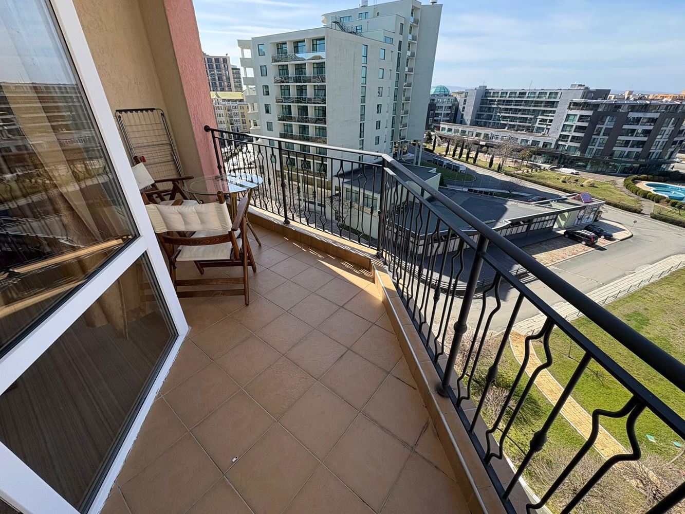 Spacious One-Bedroom Apartment on the First Line with Impressive Amenities in Sunny Beach