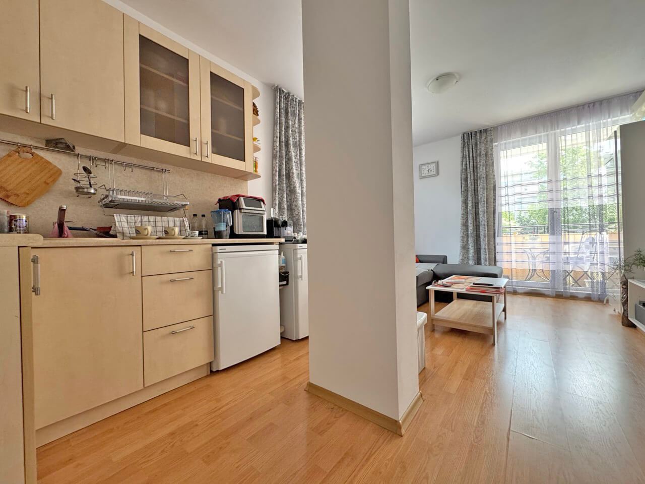Luxury One-Bedroom Apartment with Pool View in a Prestigious Complex in Sunny Beach