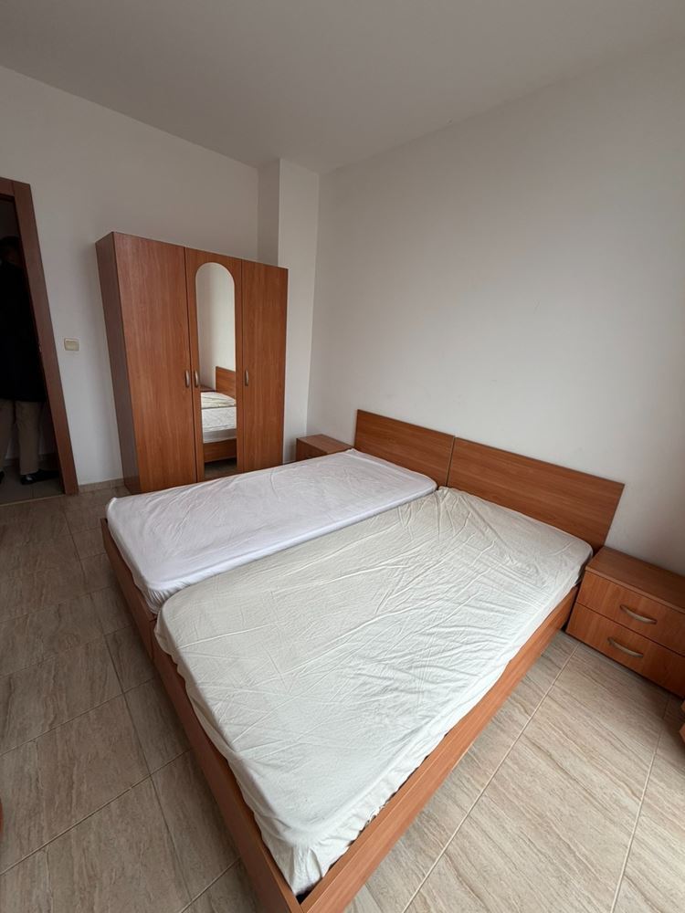 Spacious Two-Room Apartment with One Bedroom on the Top Floor in Sunny Beach, with a Swimming Pool and Green Surroundings