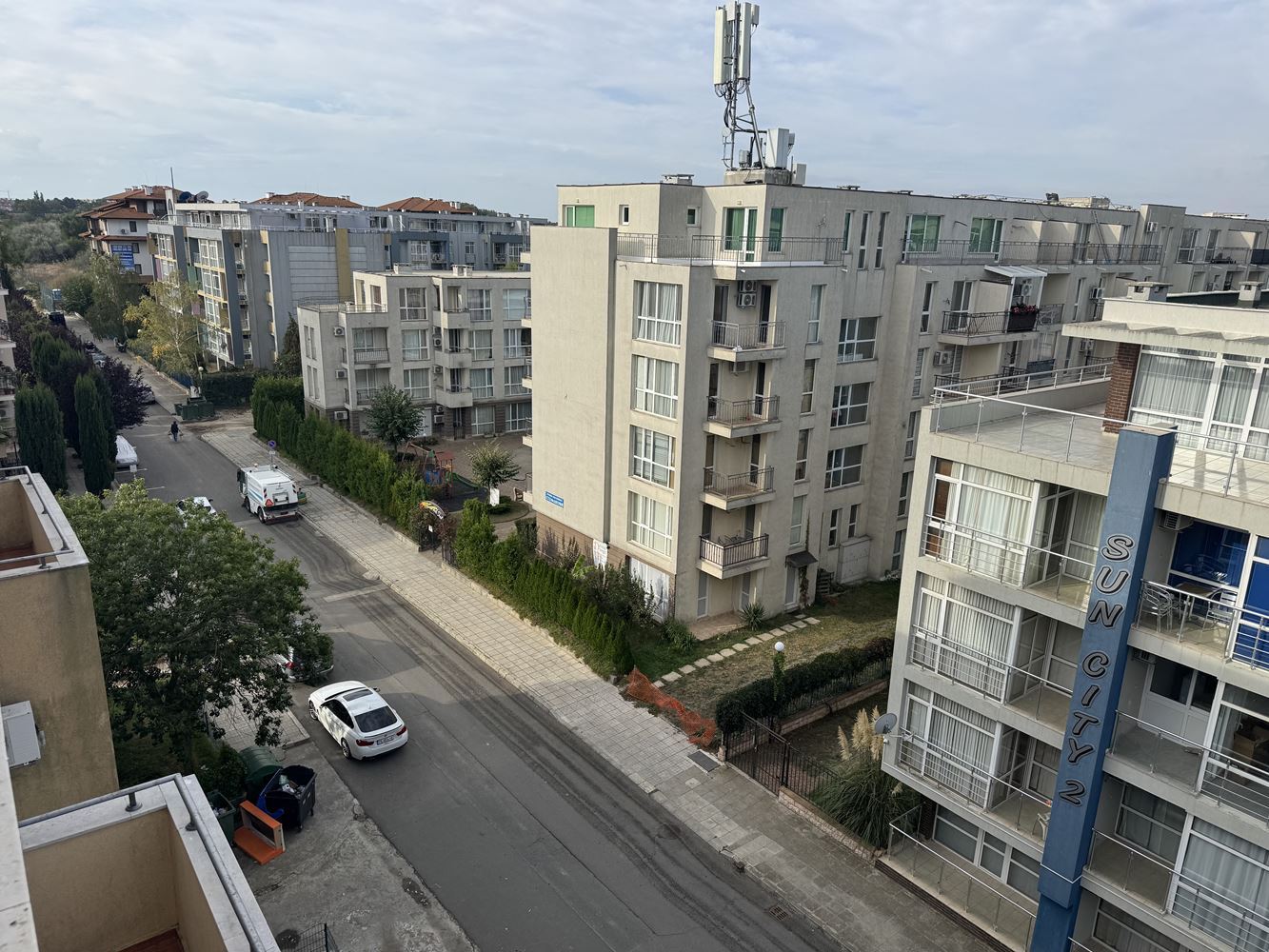 One-bedroom apartment with panoramic views in the heart of Sunny Beach