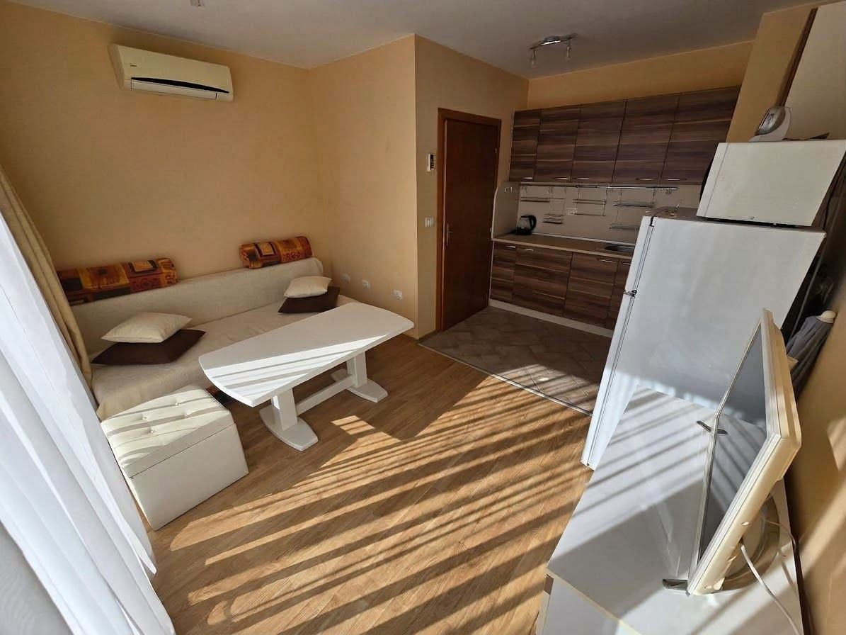 Panoramic Sea View on the First Line – Furnished One-Bedroom Apartment in Sveti Vlas