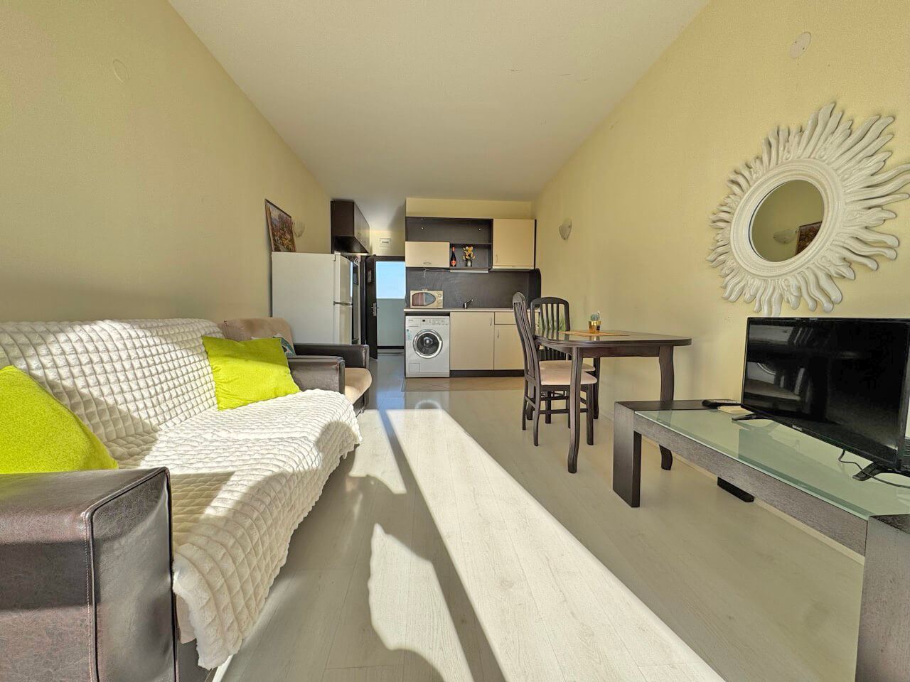 Stylish Studio with a Pleasant Pool View in Sunny Beach