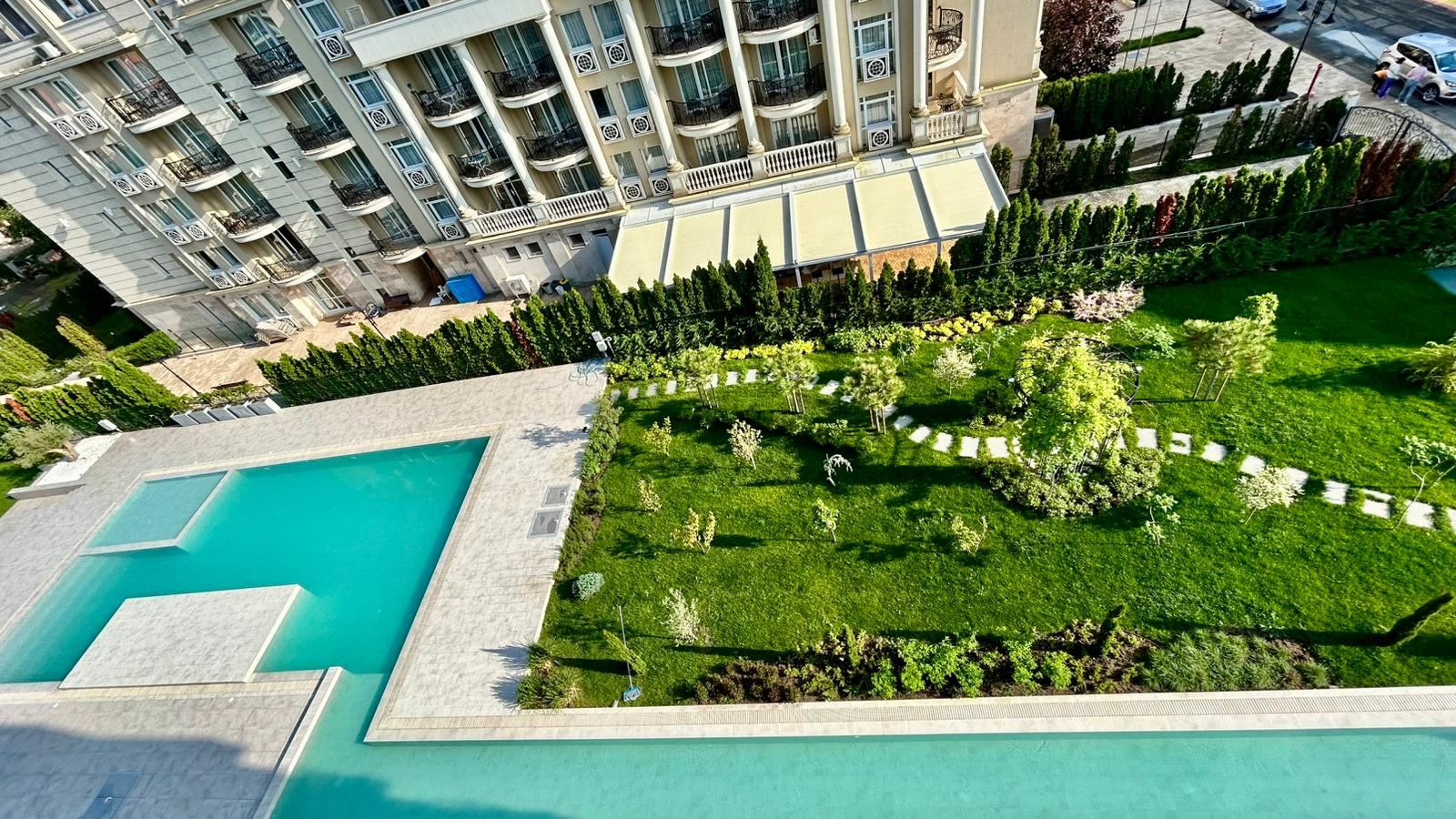 Sunny Beach – new two-bedroom apartment with large terrace and pool view