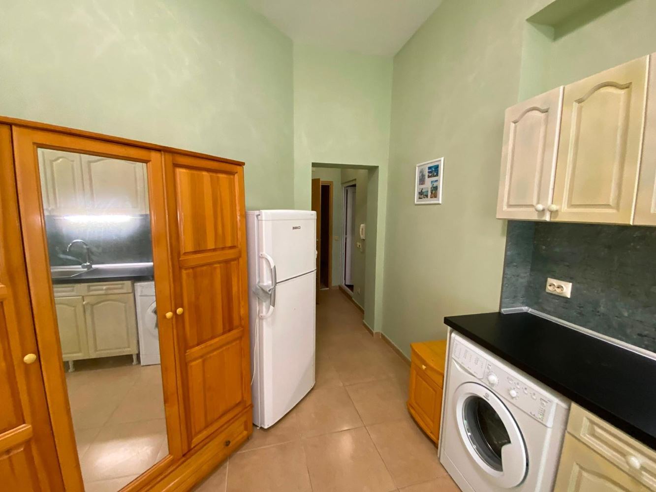 Bright and cosy studio on the first line to the sea – only 50 m from the beach