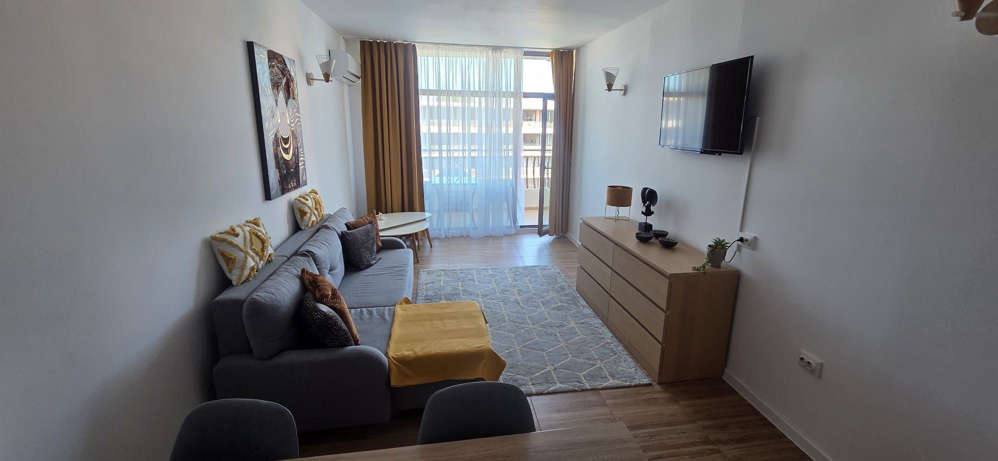 One-Bedroom Apartment 100 m from the Beach in Sunny Beach – Furnished and Ready to Move In