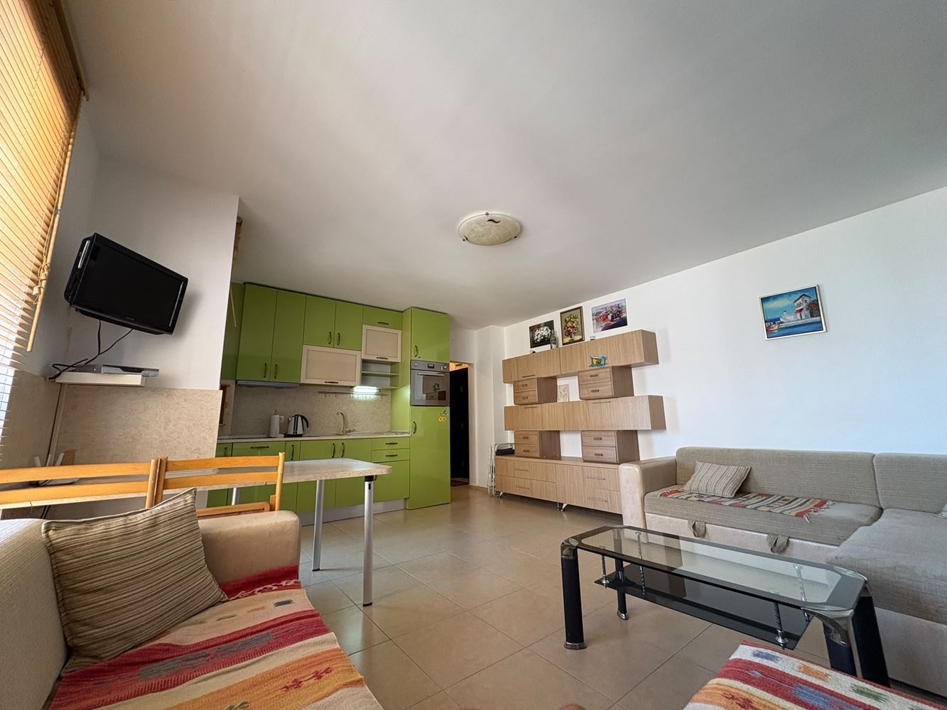 Furnished Studio 200 Metres from the Sea in Pomorie – Excellent Location and Comfort