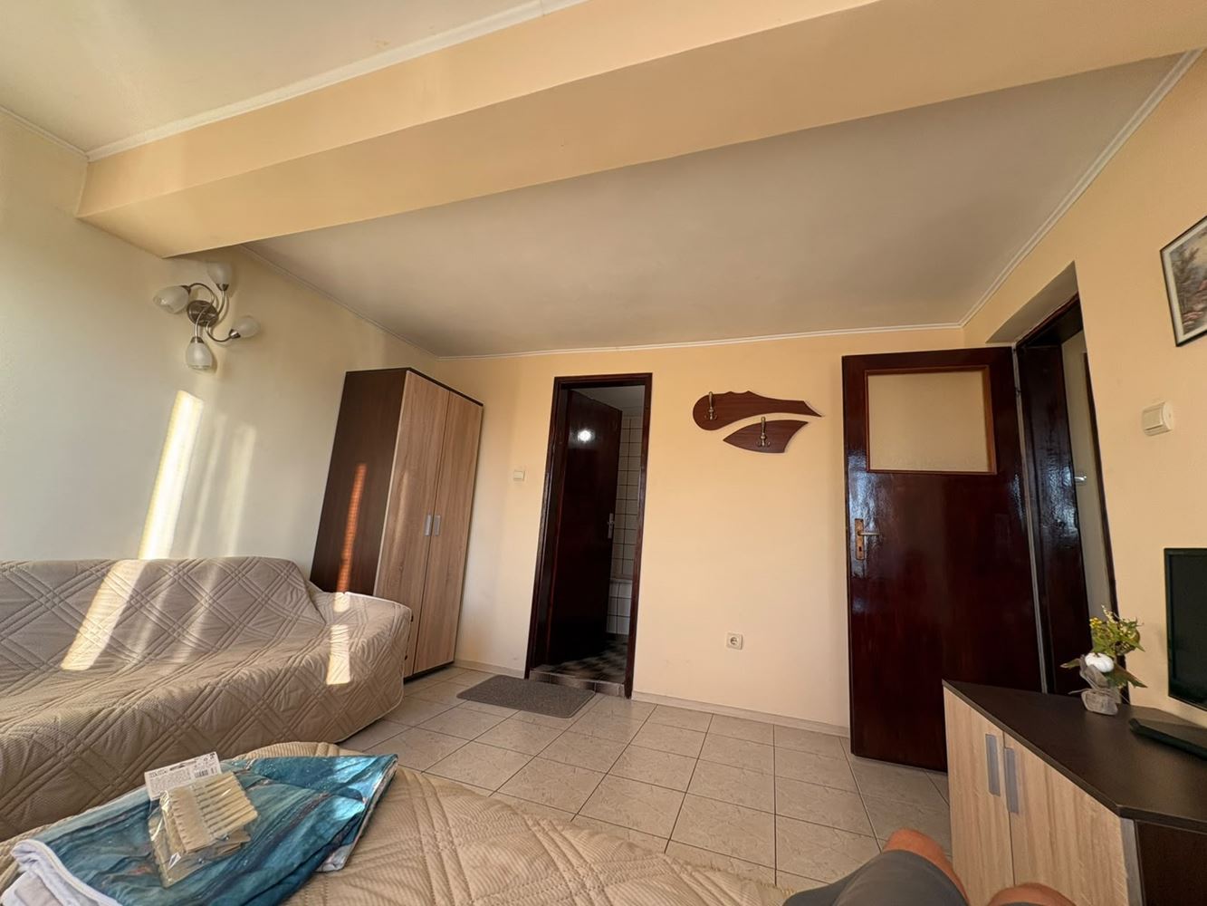 Furnished one-bedroom apartment 400 m from the sea in Sarafovo – no maintenance fee