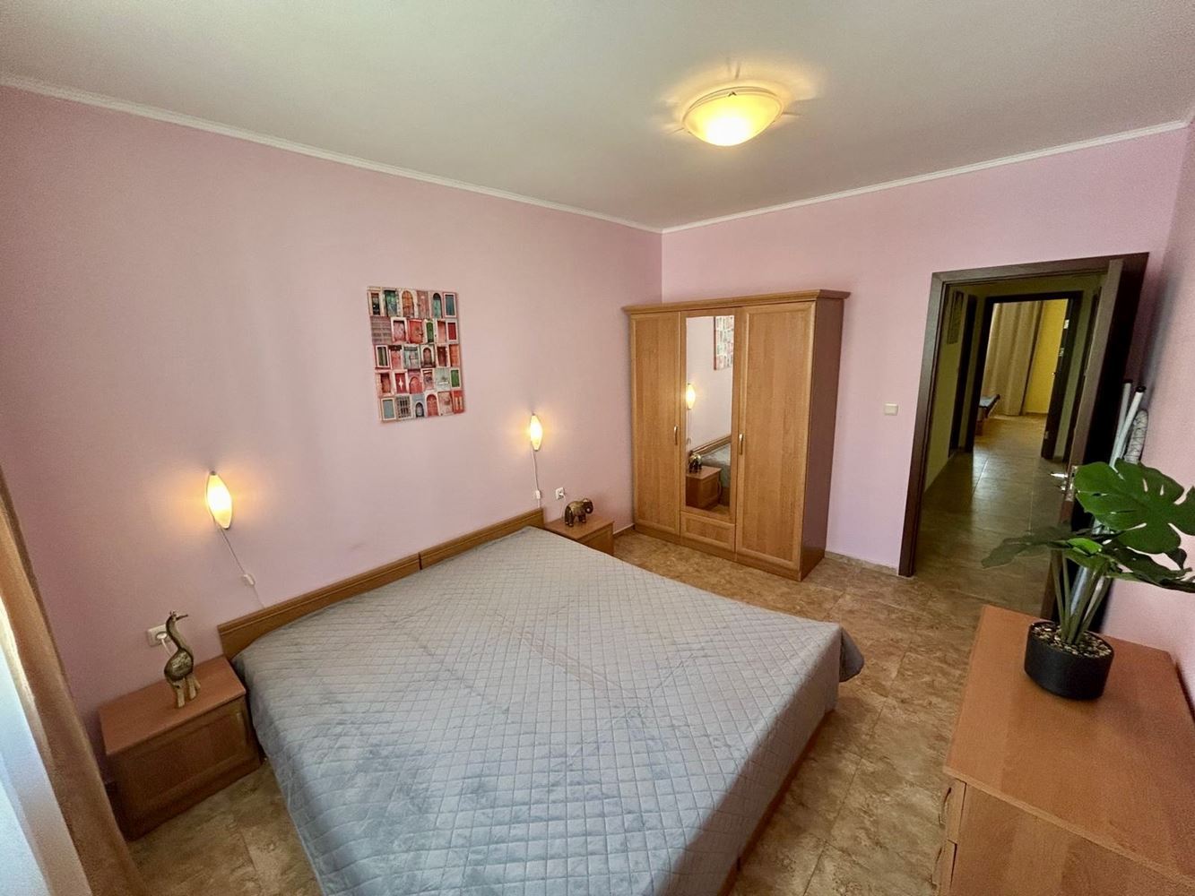 Spacious Two-Bedroom Apartment with Pool View in Nessebar