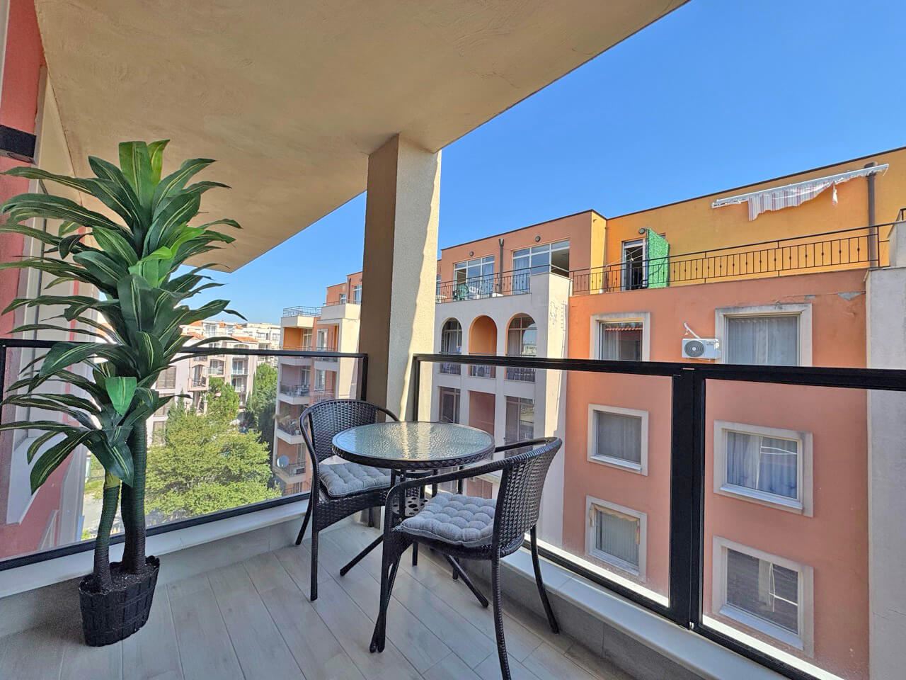Modern fully furnished one-bedroom apartment in Sunny Beach – style and amenities all year round