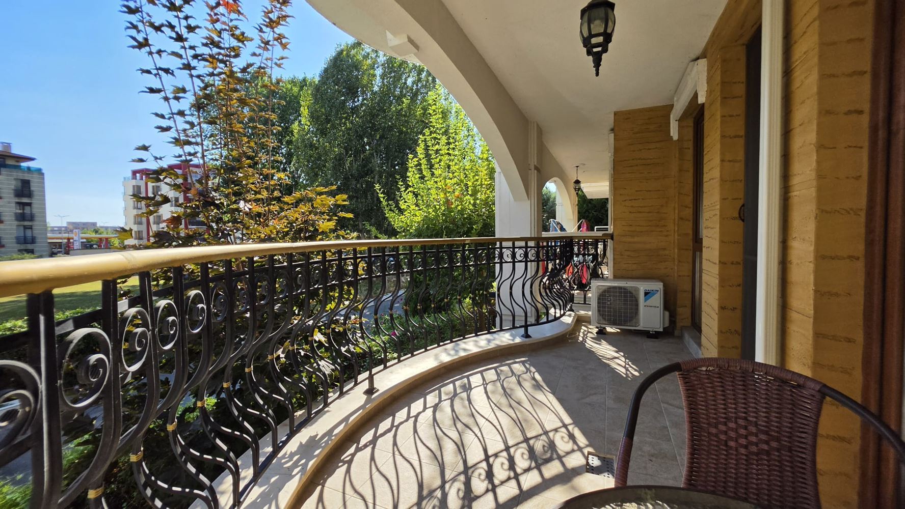 Two-room apartment in Sunny Beach in an impressive complex with a peaceful resort atmosphere