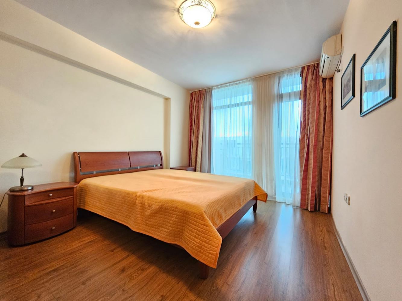 Spacious three-room apartment on the first line of the sea in Sozopol with a unique panoramic terrace