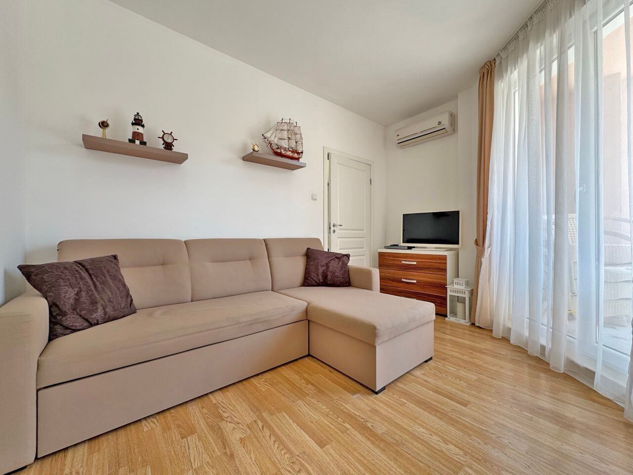 Elegant One-Bedroom Apartment with Pool View in a Luxury Complex in Sunny Beach