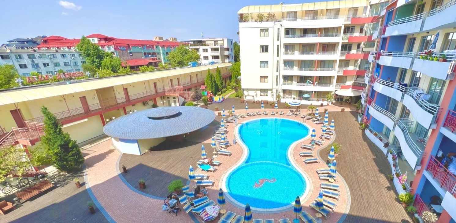 Spacious One-Bedroom Apartment with Pool View in Sunny Beach