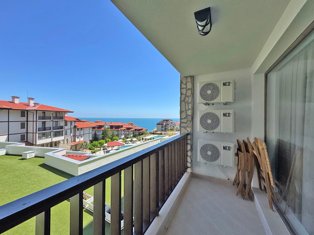 Spacious apartment with two bedrooms in a modern complex in Sveti Vlas – comfort between the sea and the mountains