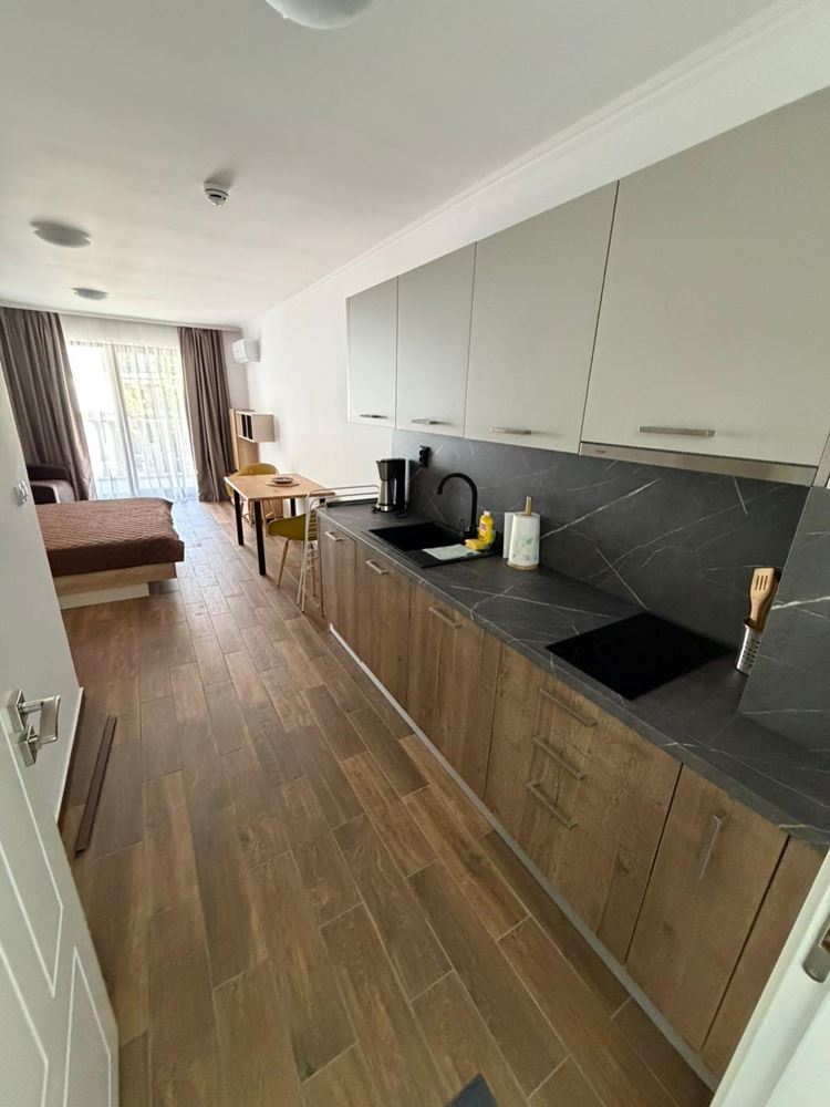 Studio on the First Line of the Sea in Nessebar – Year-Round Complex with Premium Amenities